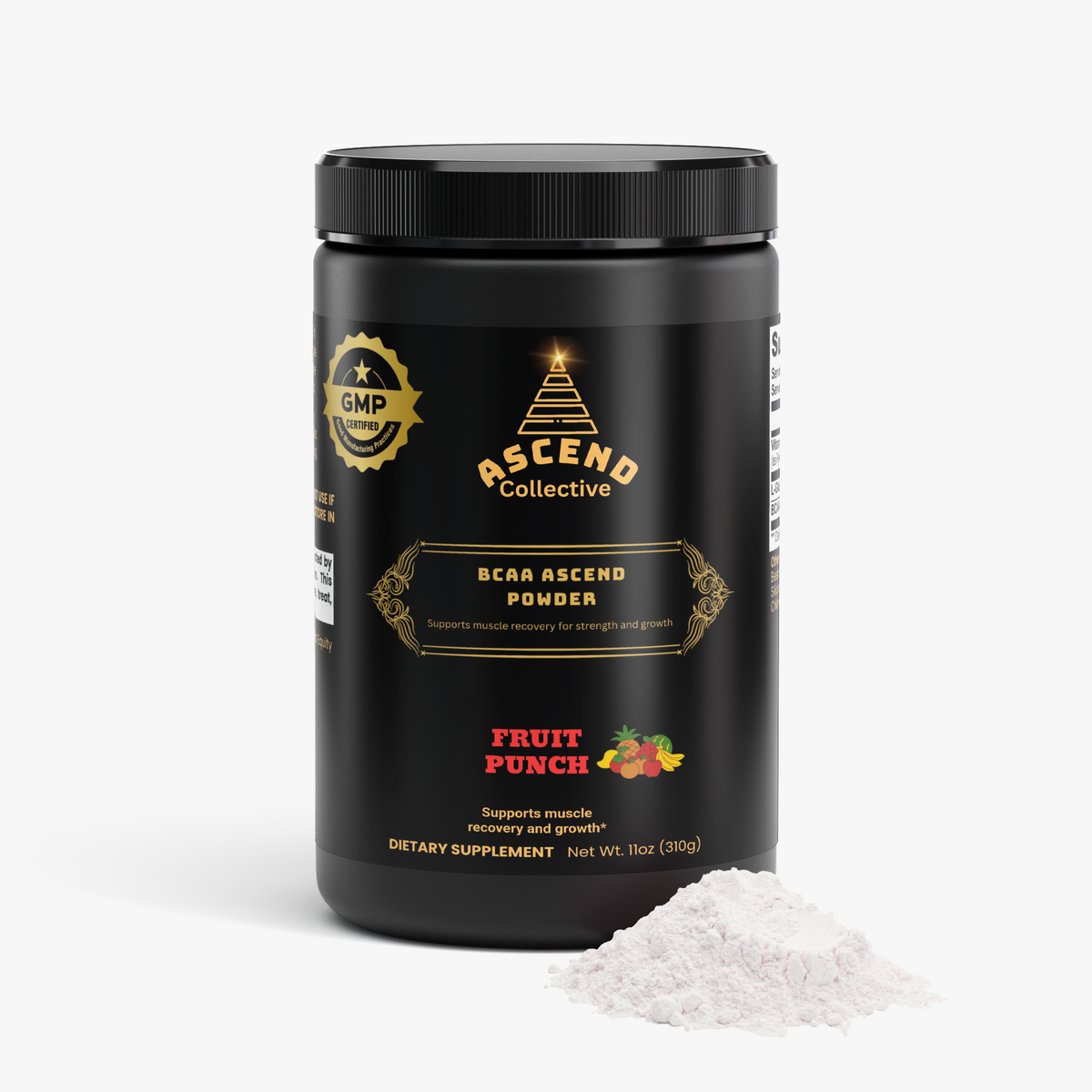 New Ascend BCAA Powder (Fruit Punch)