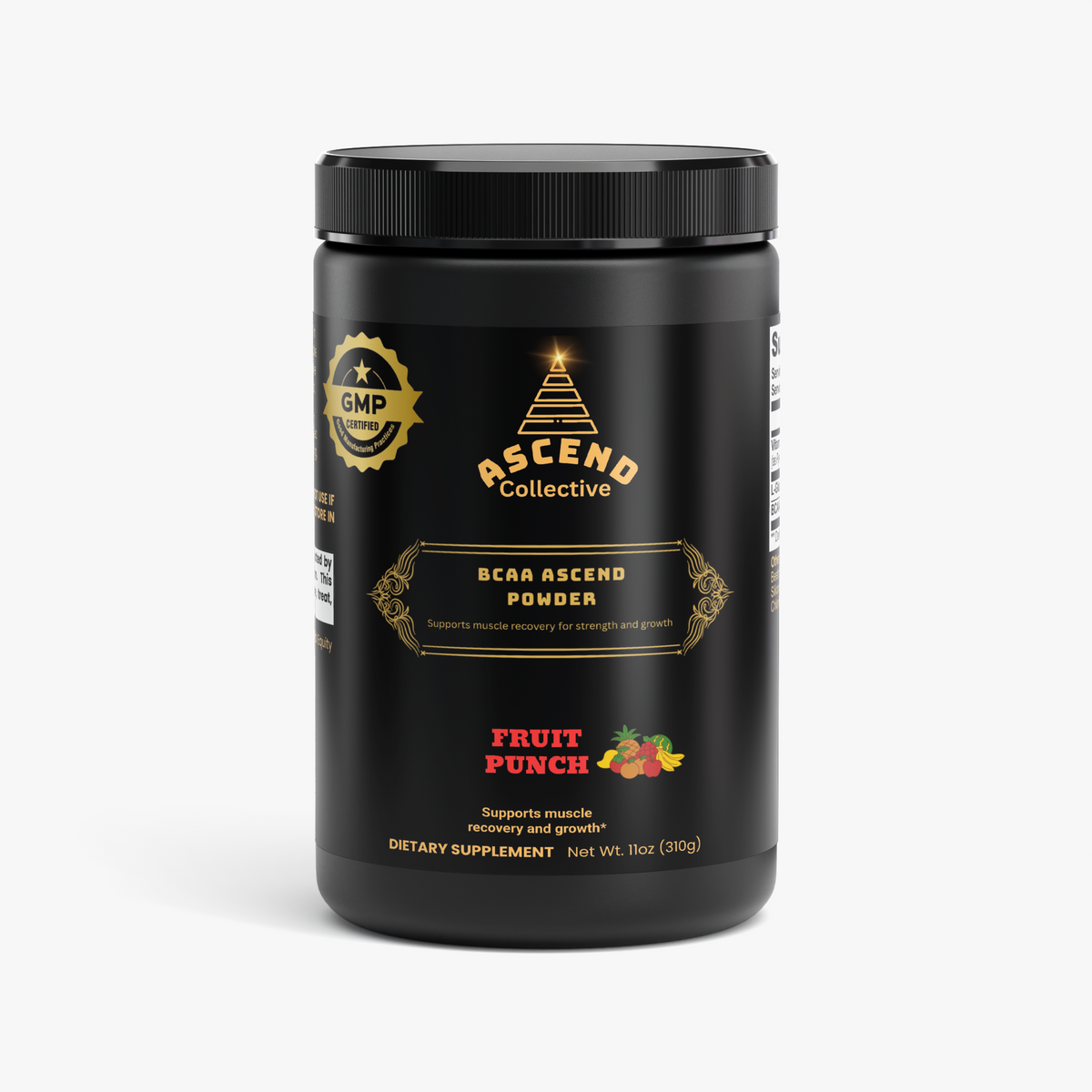 New Ascend BCAA Powder (Fruit Punch)